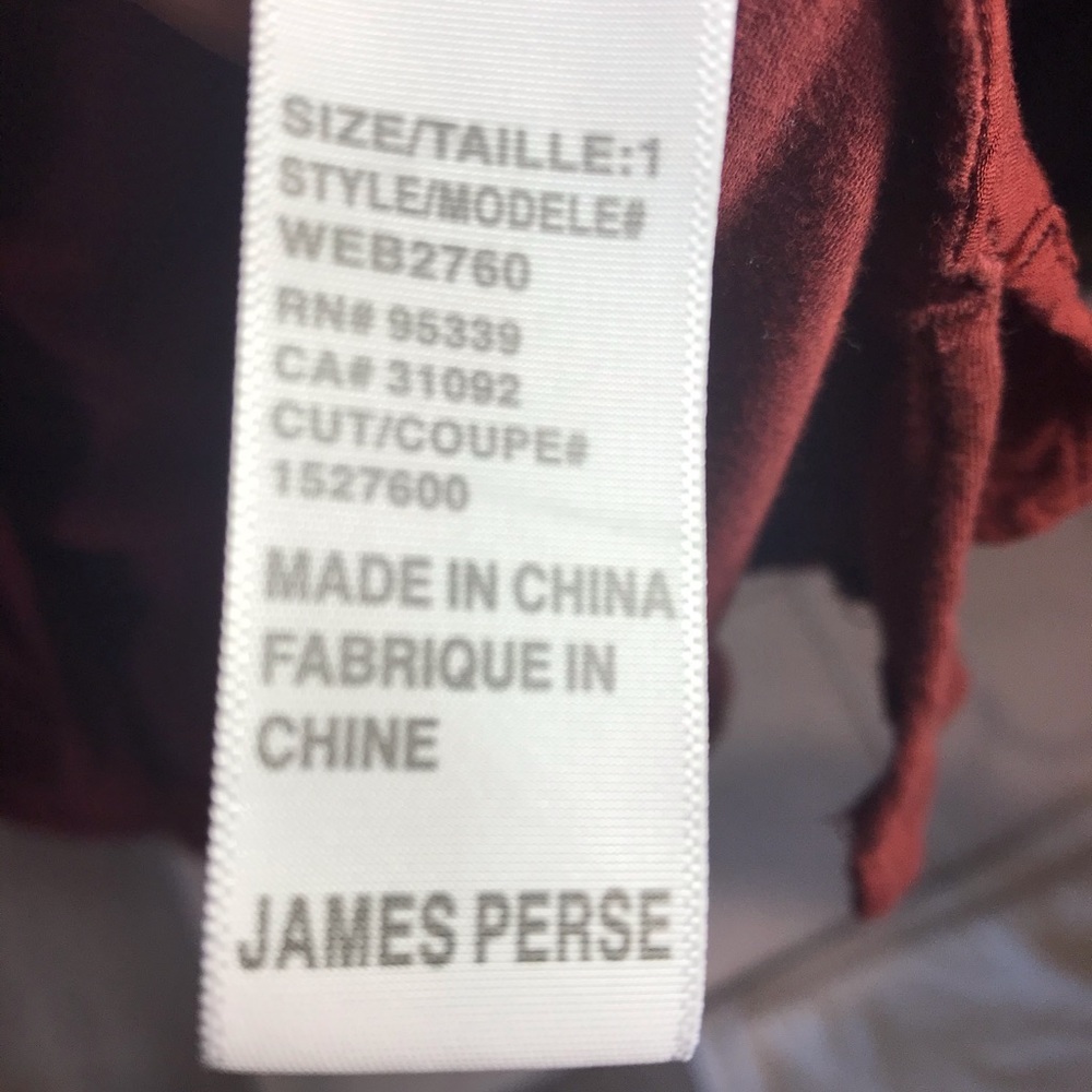 James Perse Button Blouse Size Small - image 8